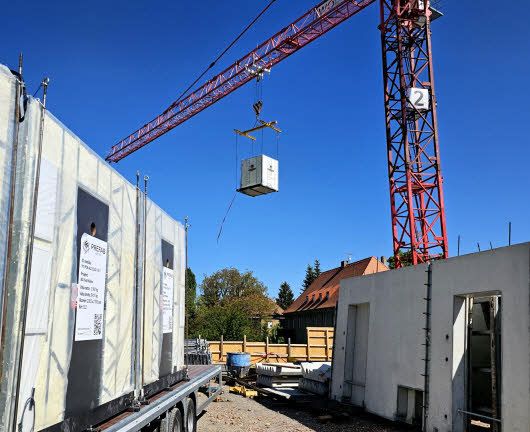 Prefabrikované koupelny pro projekt Portti úspěšně nainstalovány